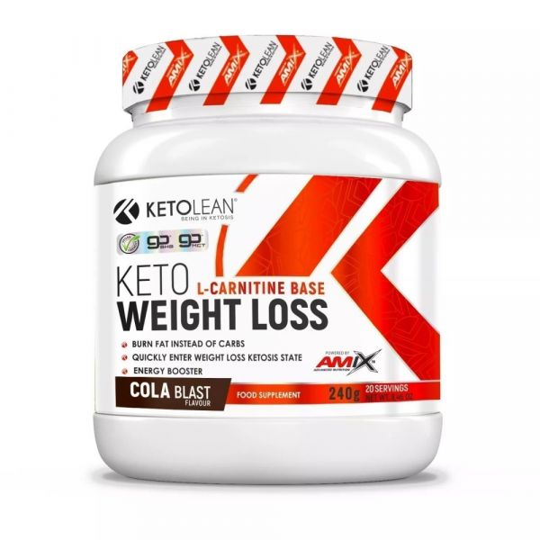 Amix KetoLean Keto goBHB Weight Loss 240 g - Cola Blast