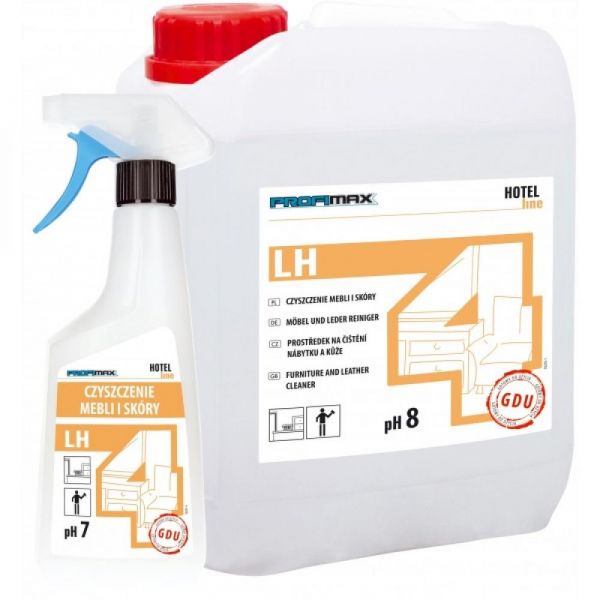 PROFIMAX LH 4 - Prostředek na čištění nábytku a kožených povrchů - PRODUKT PRO PŘÍMÉ POUŽITÍ 0.5 litru