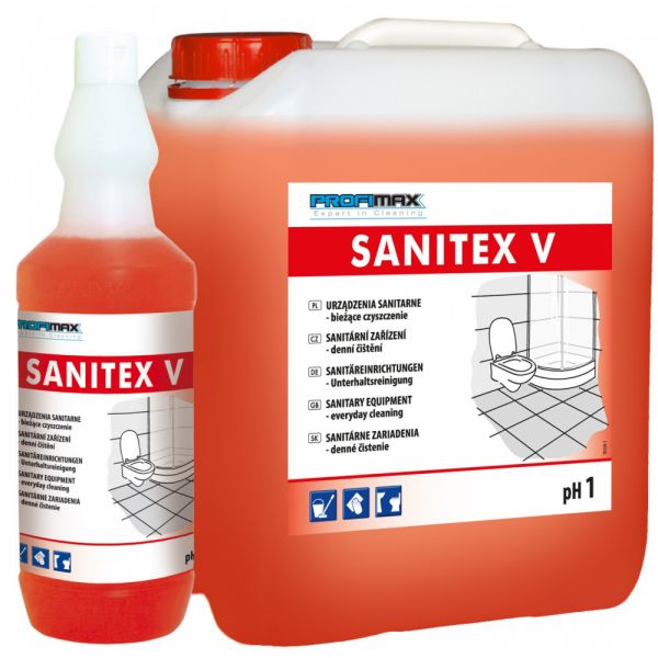 SANITEX V - prostředek na sanitární zařízení - denní úklid 1 litr