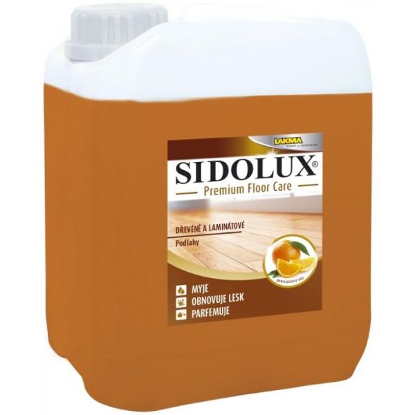Sidolux Premium Floor Care dřevěné a laminátové podlahy - pomerančový olej 5l