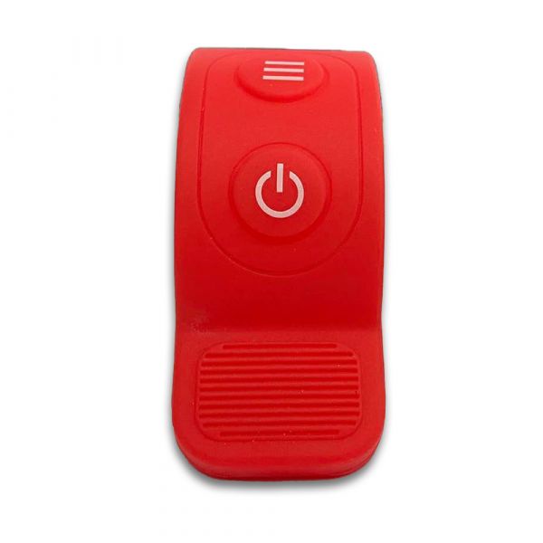 Silikonová ochrana (červená) pro pedál na zrychl. pro MOPMAN GO Red / Go Silver