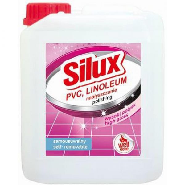SILUX ochranný lesk na podlahy PVC. LINOLEUM samoodstranitelný 5000 ml